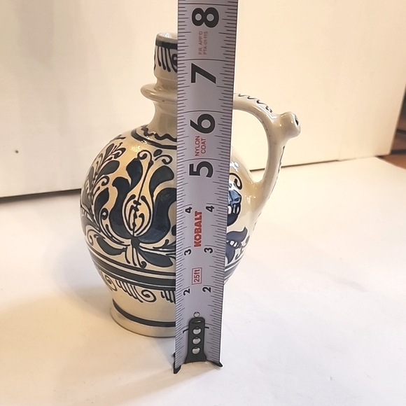 Vintage small Korond Polish pottery jug vase - Picture 2 of 8